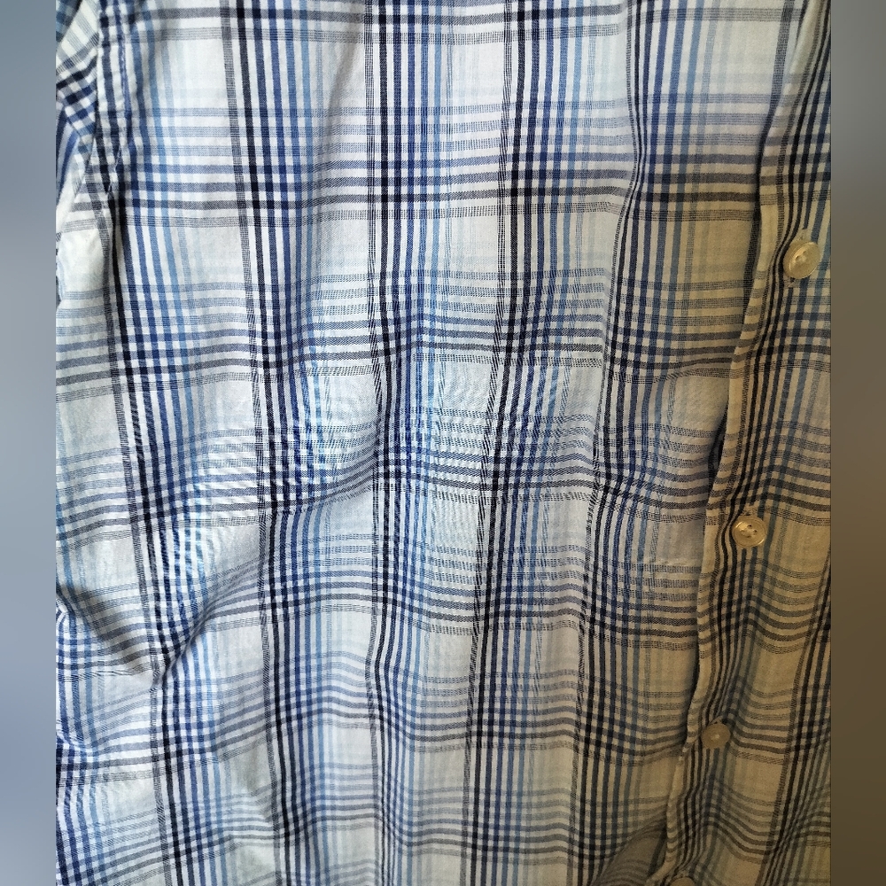 Apt 9 Apt9 men's formal casual button down shirt plaid striped XL - Picture 3 of 4